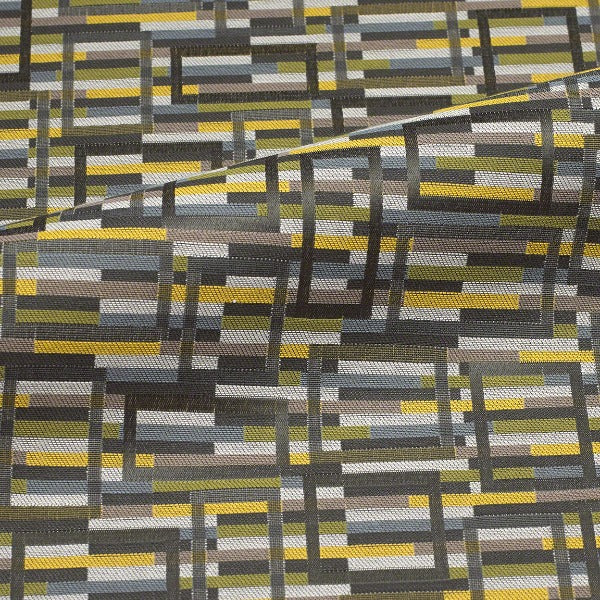 CF Stinson Marquetry Zest Crypton Green Upholstery Fabric
