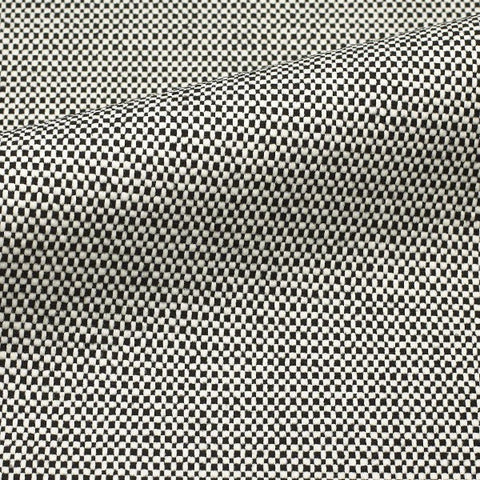 CF Stinson Square One Black & White Upholstery Fabric