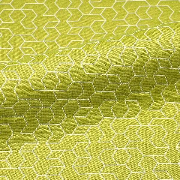 CF Stinson Tangram Key Lime Upholstery Fabric