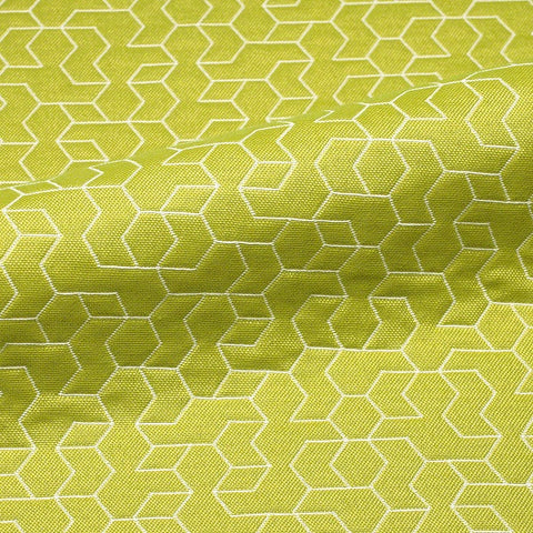 CF Stinson Tangram Key Lime Upholstery Fabric