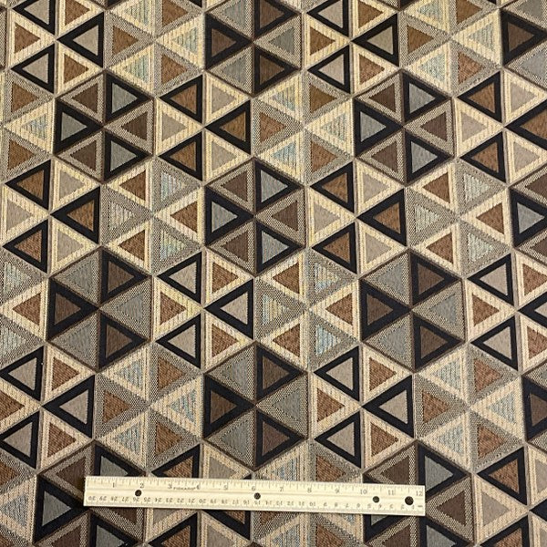 Trivia Mocha Upholstery Fabric Yardage