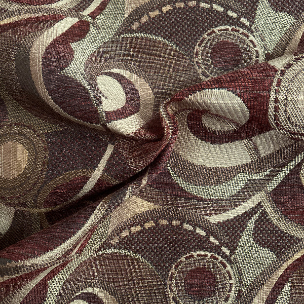 Vertigo Redwood Upholstery Fabric Yardage