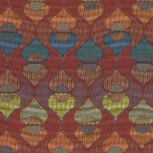 Mayer Nirvana Carnival Red Upholstery Fabric