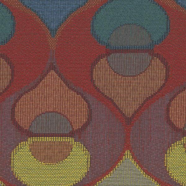 Remnant of Mayer Nirvana Carnival Red Upholstery Fabric