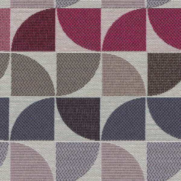 Remnant of Mayer Fanfare Plum Crypton Upholstery Fabric
