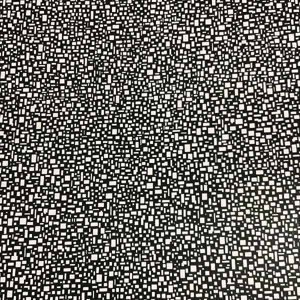 Wolf-Gordon Blocks Black White Upholstery Vinyl