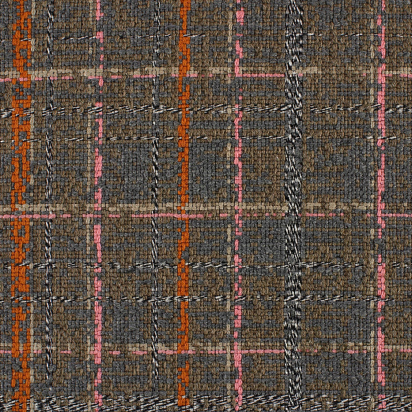 Remnant of HBF Woven Memory Rosehip Upholstery Fabric