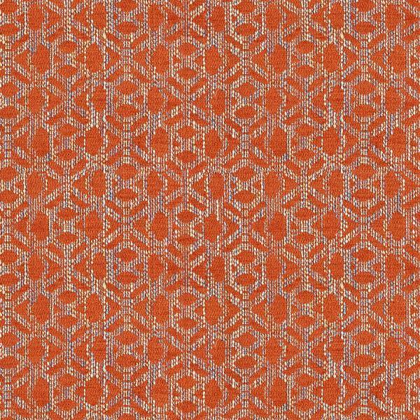 Remnant of Arc Com Astor Papaya Upholstery Fabric