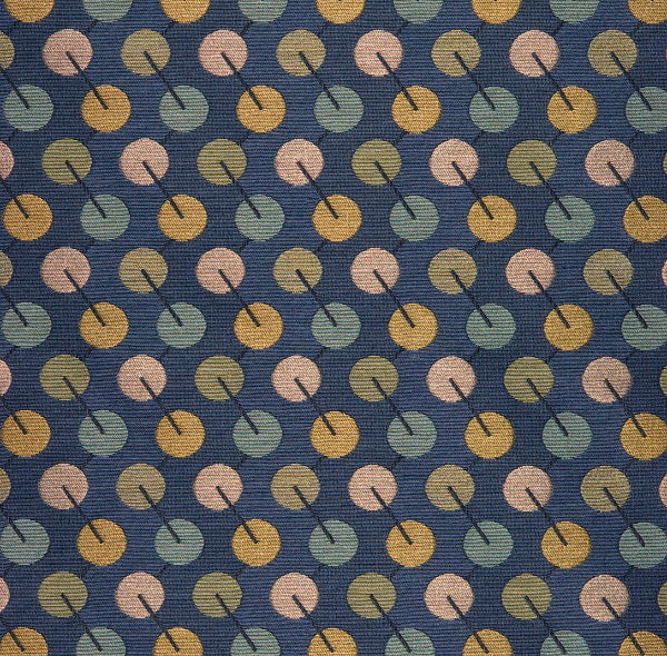 Remnant of Arc-Com Bauble Periwinkle Upholstery Fabric