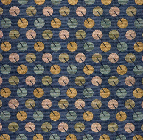 Remnant of Arc-Com Bauble Periwinkle Upholstery Fabric