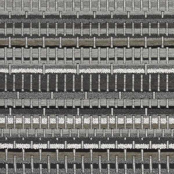 Remnant of Carnegie Beam 10 Grey Upholstery Fabric