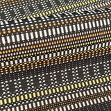 Momentum Beep Jet Black Stripe Upholstery Fabric