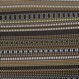 Momentum Beep Jet Black Stripe Upholstery Fabric