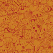 Remnant of Designtex Fabrics Beguiled by the Wild Tamarin Upholstery Fabric