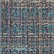 Remnant of Momentum Blurred Plaid Glacier Upholstery Fabric