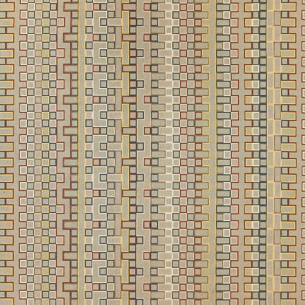 Remnant of Momentum Borders Sparrow Upholstery Fabric