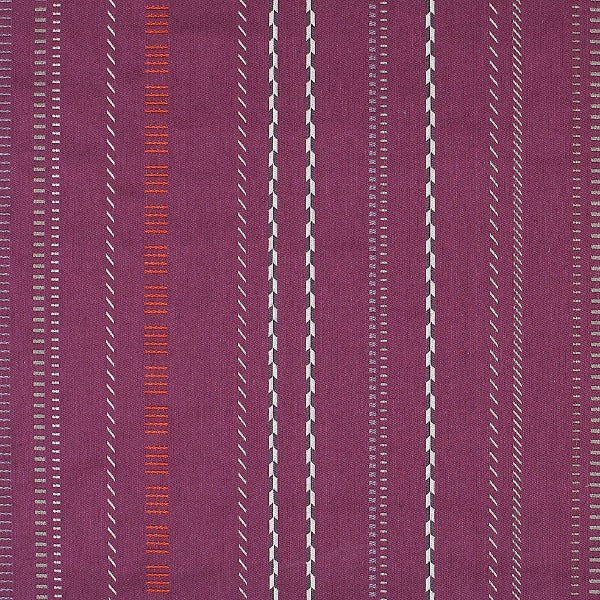 HBF Braids and Bars Imperial Purple Upholstery Fabric