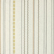 Remnant of HBF Braids and Bars Nobel White Upholstery Fabric