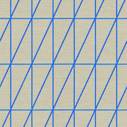 Remnant of Maharam Fabrics Bright Angle Cyan Upholstery Fabric