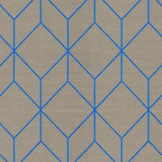 Remnant of Maharam Fabrics Bright Cube Aqua Upholstery Fabric