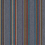 Remnant of Arc-Com Calais Stripe Primary Upholstery Fabric