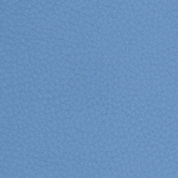 LDI California Carolina Solid Blue Faux Leather Upholstery Vinyl