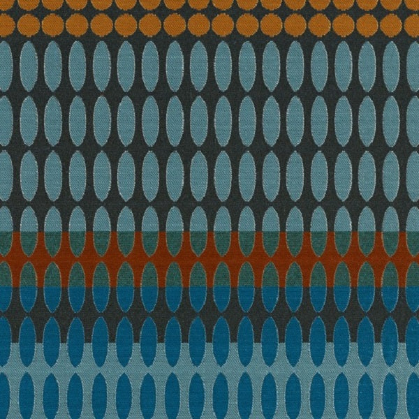 Designtex Capsule Blue Smoke Multi Upholstery Fabric
