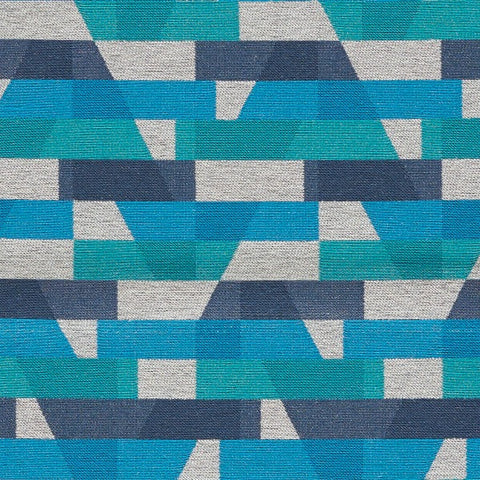 Remnant of Arc-Com Traverse Caribbean Upholstery Fabric