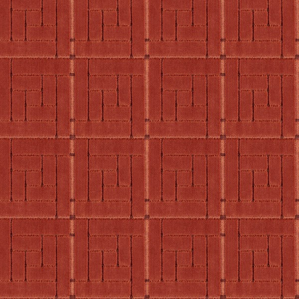 Remnant of Arc-Com Paxton Carnelian Upholstery Fabric