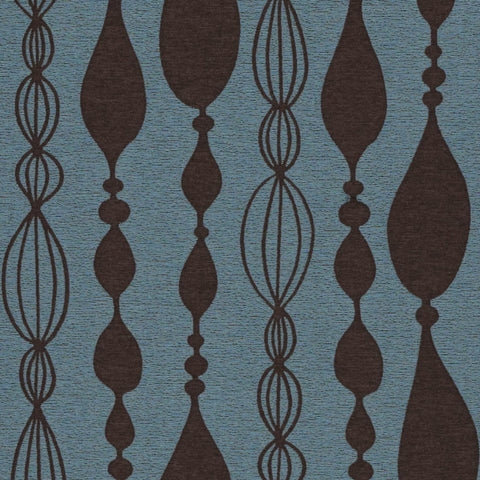Remnant of Arc-Com Casablanca Blueberry Upholstery Fabric