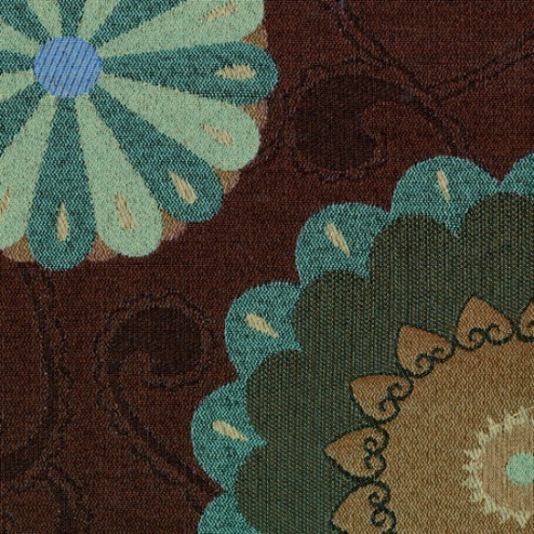 Remnant of Cassava Cocoa Bean Upholstery Fabric