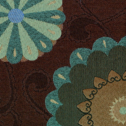 Remnant of Cassava Cocoa Bean Upholstery Fabric