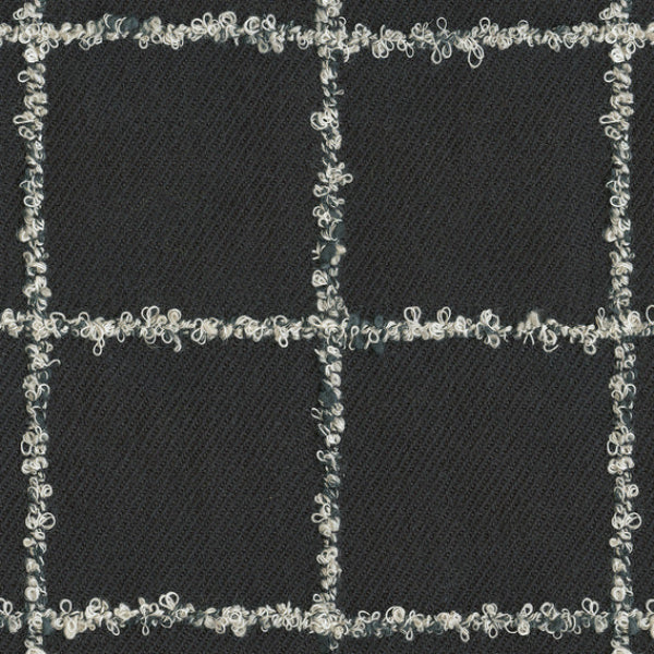 Remnant of Knoll Catwalk Black Tie Upholstery Fabric