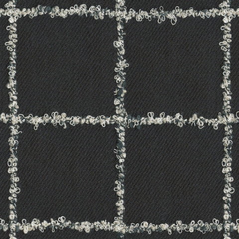 Remnant of Knoll Catwalk Black Tie Upholstery Fabric