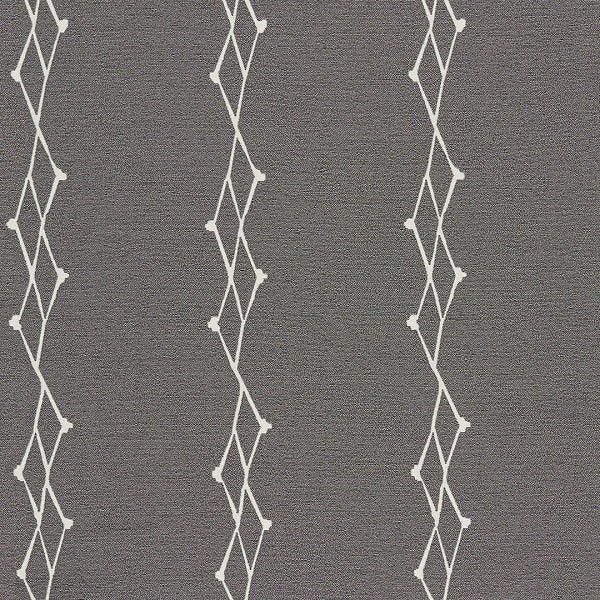 Arc-Com Centring Stripe Ash Upholstery Fabric