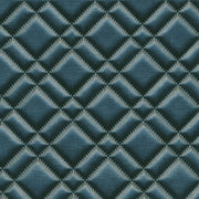 Remnant of Concertex Chateaux Cobalt Upholstery Vinyl