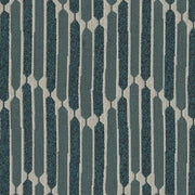 Remnant of Designtex Chenille Chevron Canal Upholstery Fabric