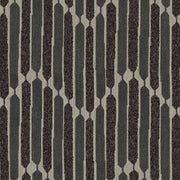 Remnant of Designtex Chenille Chevron Grey Upholstery Fabric