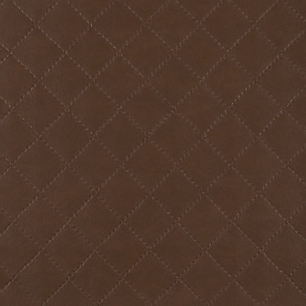 Remnant of Arc-com Gatsby Chestnut Brown Upholstery Vinyl