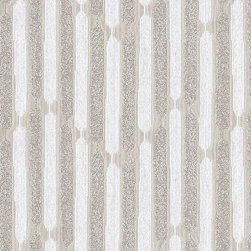 Remnant of Designtex Chenille Chevron Sand Upholstery Fabric