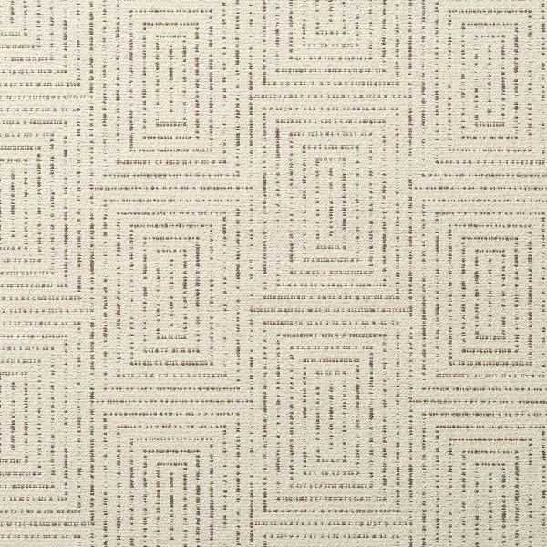 Remnant of Wolf Gordon Cora Natural White Upholstery Fabric