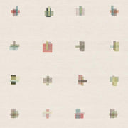 Remnant of Maharam Darning Sampler Eggshell Upholstery Fabric