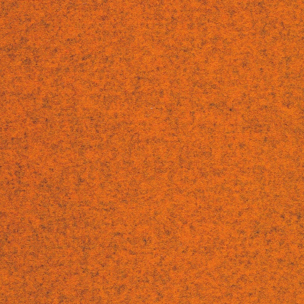 Remnant of Kvadrat Divina Melange 521 Orange Upholstery Fabric