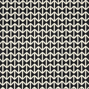 Remnant of Maharam Double Triangles Black/White Upholstery Fabric