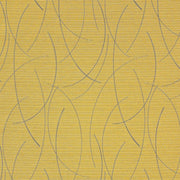 Momentum Drift Semolina Curved Line Gold Upholstery Fabric