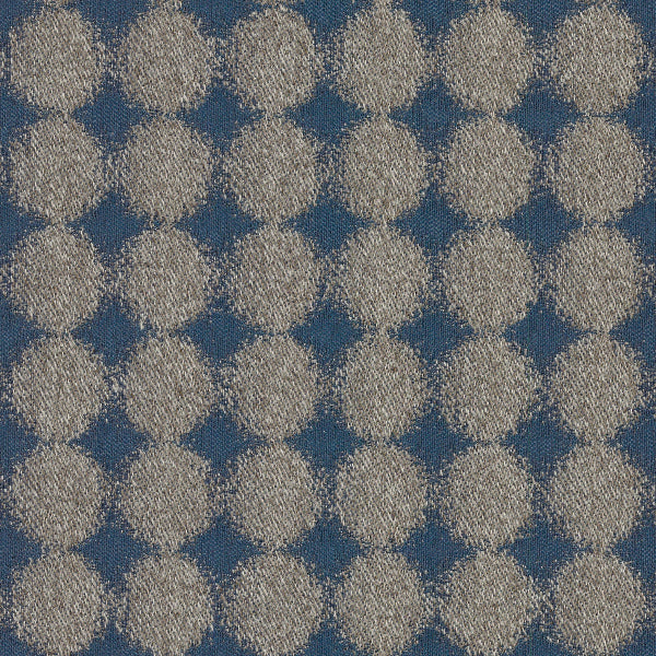 Remnant of Momentum Felted Circles Cadet Upholstery Fabric