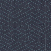 Luum Flexagon Blueprint Blue Upholstery Fabric