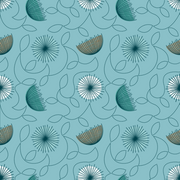 Remnant of LDI Enviroleather Garden Party Bluestar Upholstery Vinyl