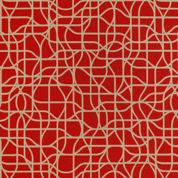 Remnant of Momentum Glide Scarlet Upholstery Fabric