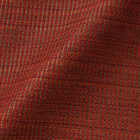 Remnant of Pallas Suji Stripe Gypsy Red Upholstery Fabric